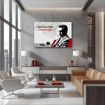 Don Draper Funny Quote Bar Art Print