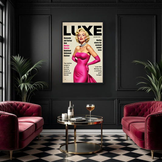 Marilyn Monroe Old Hollywood Art Print