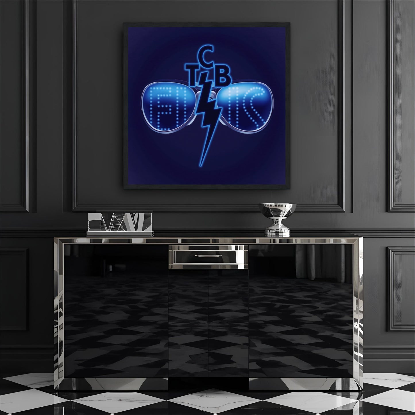Elvis Presley TCB Sunglasses Art Print