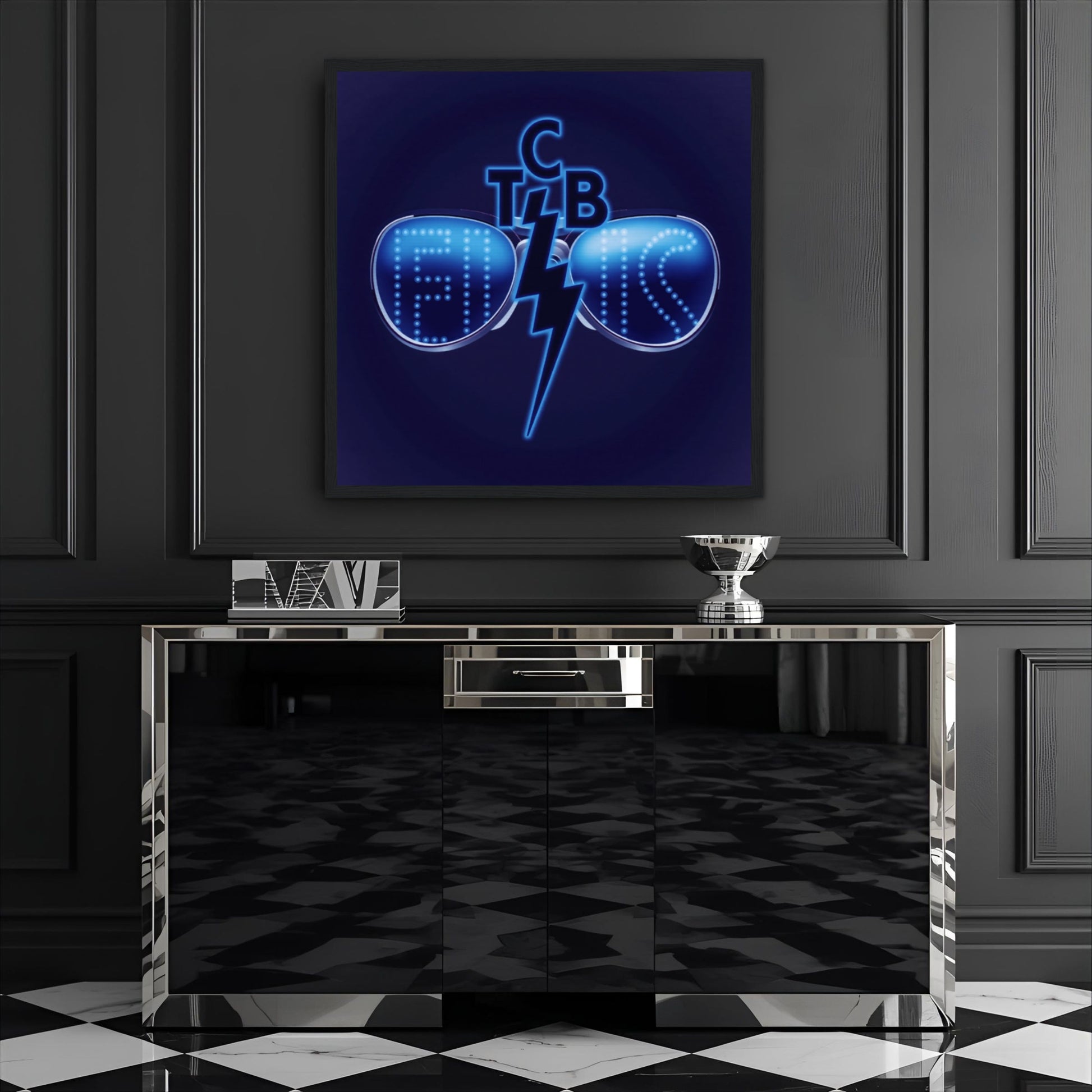 Elvis Presley TCB Sunglasses Art Print