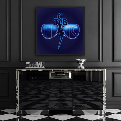 Elvis Presley TCB Sunglasses Art Print