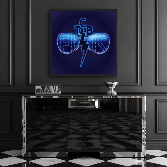 Elvis Presley TCB Sunglasses Art Print