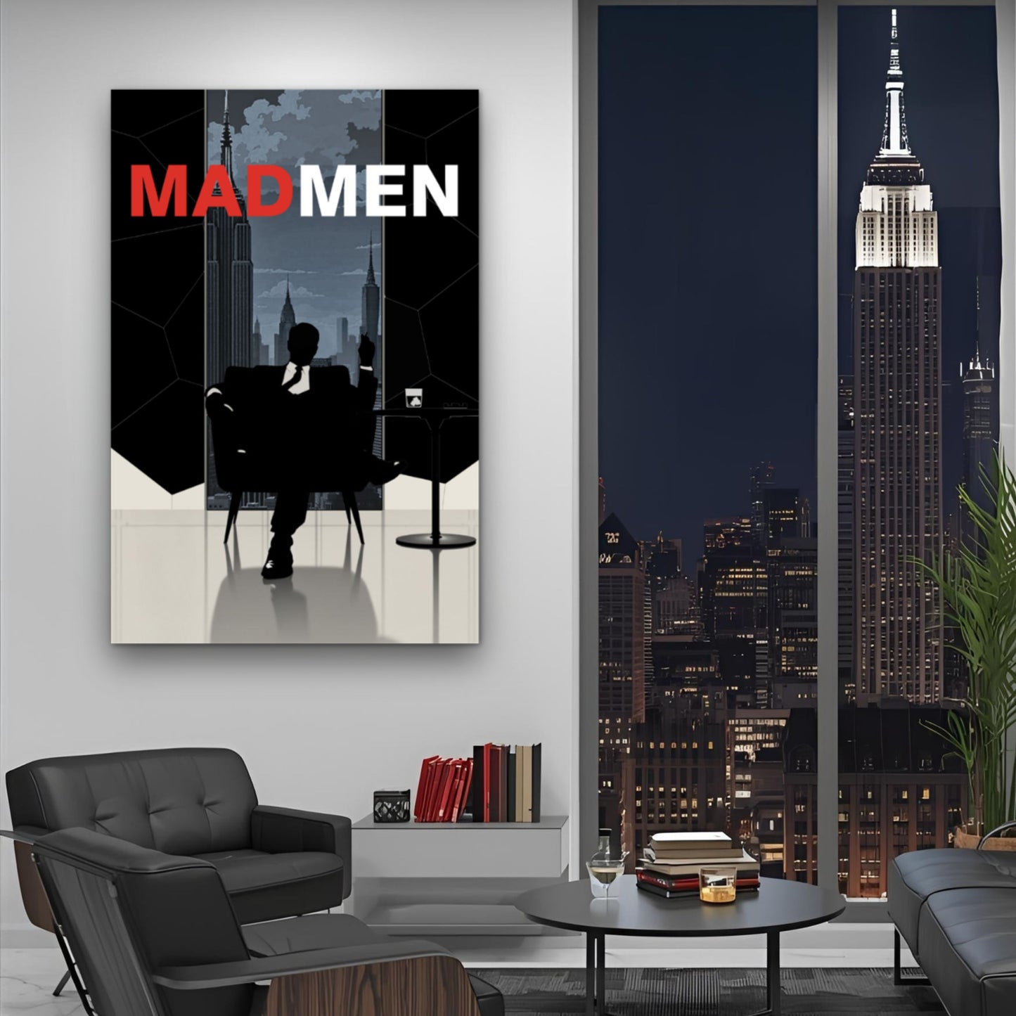 Mad Men Don Draper Retro Art Print