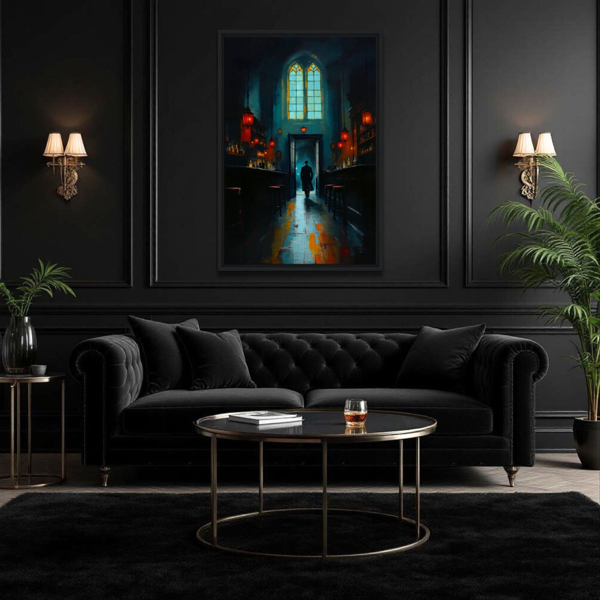 Speakeasy Bootleg Bar Prohibition Art Print