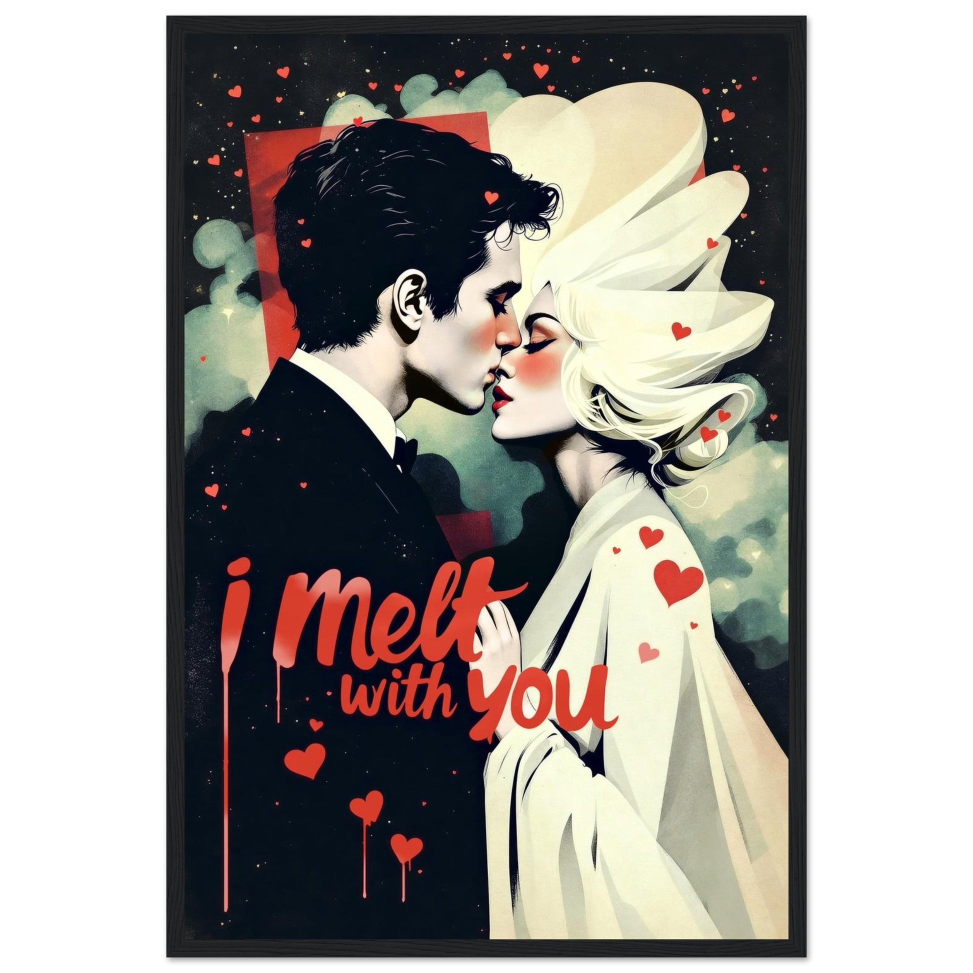 I Melt With You Avant-garde Retro Art Print