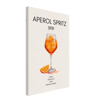 Aperol Spritz Cocktail Bar Poster Print No Frame 40x60 cm 16x24″ Gallery Wrapped Canvas