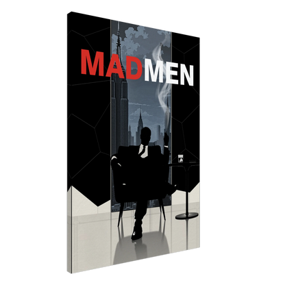Mad Men Don Draper Retro Art Print No Frame 70x100 cm 28x40″ Gallery Wrapped Canvas