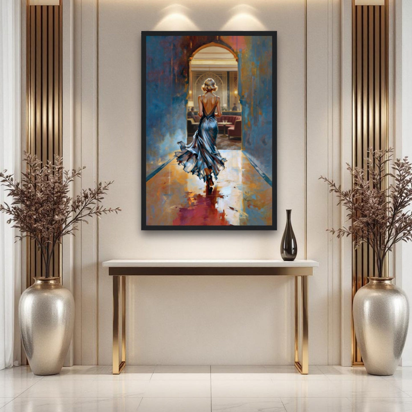 1920s Speakeasy Gatsby Flapper Art Deco Print