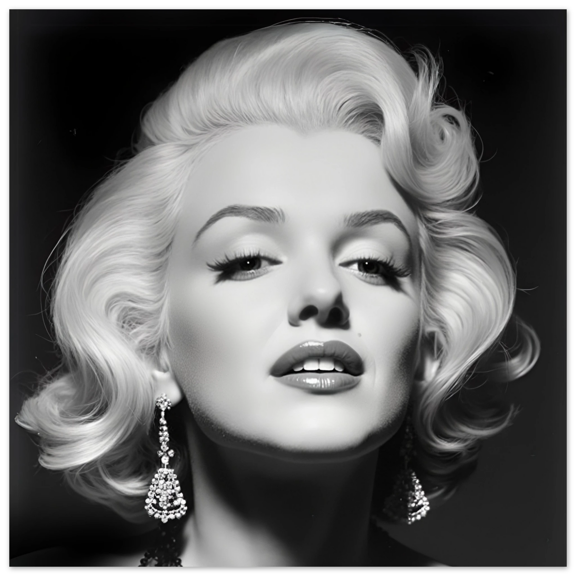 Marilynn Monroe Art Print No Frame 45x45 cm 18x18″ Classic Matte Paper Poster