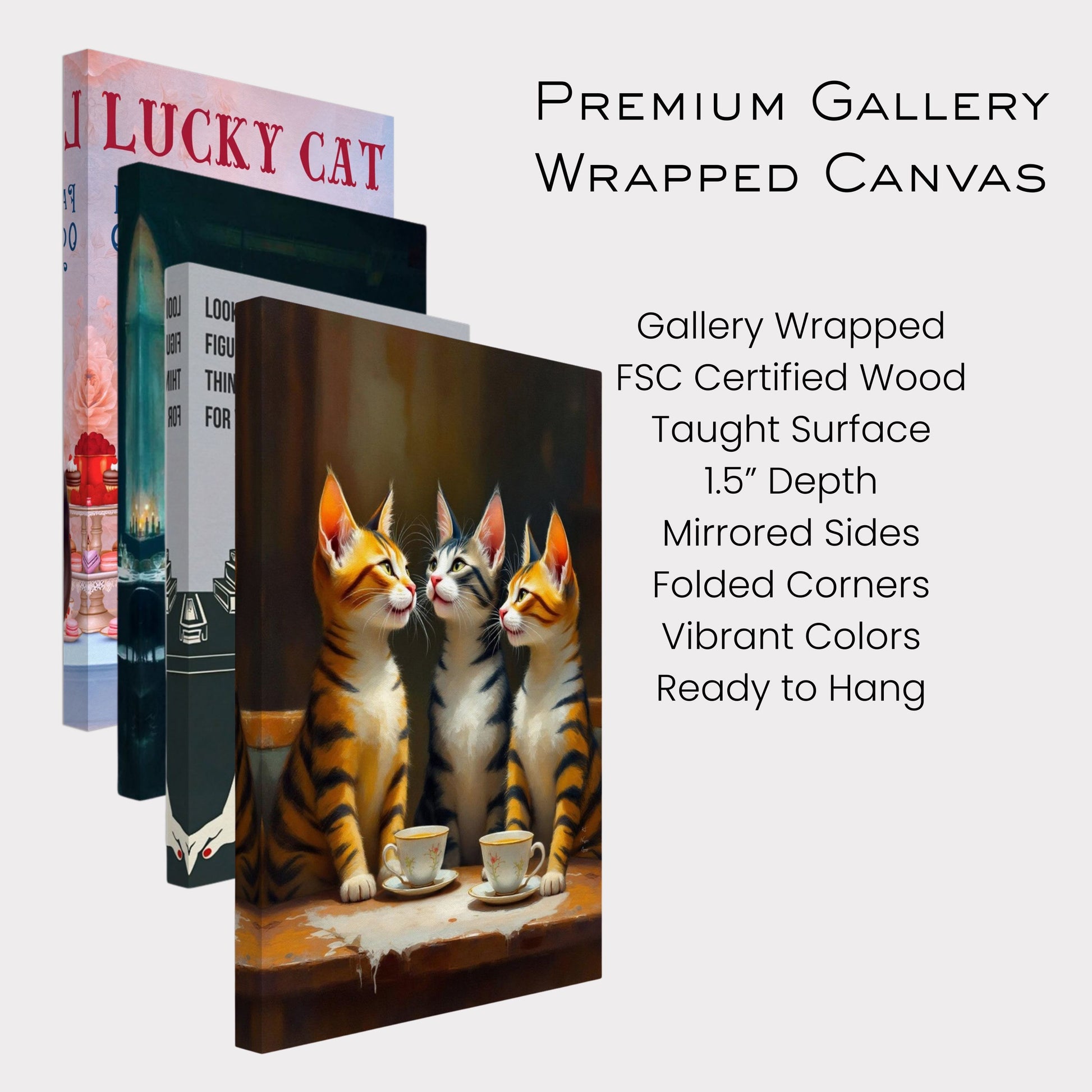 Tabby Cat Vintage Kitchen Art Print