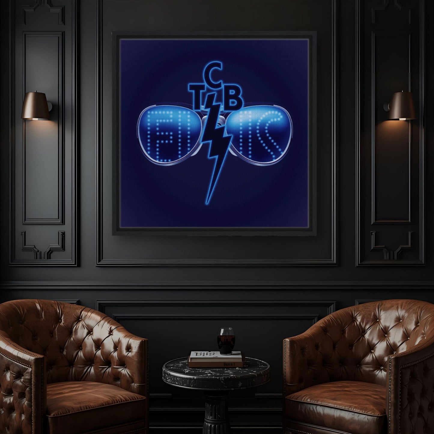 Elvis Presley TCB Sunglasses Art Print