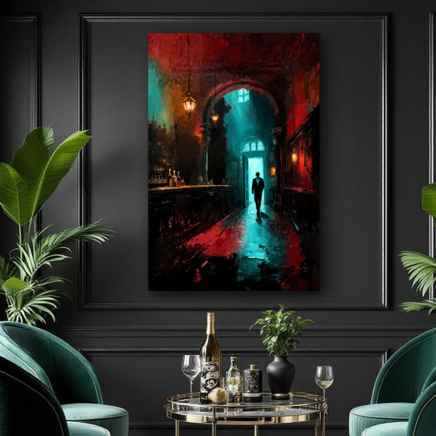 Speakeasy 1920s Bar Art Poster Print