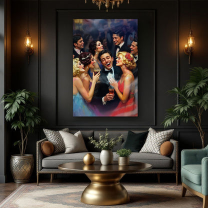 1920s Great Gatsby Speakeasy Party Art Print
