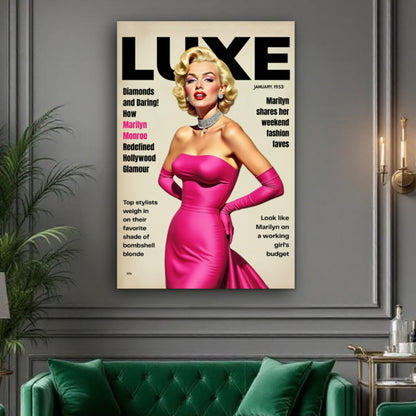 Marilyn Monroe Old Hollywood Art Print
