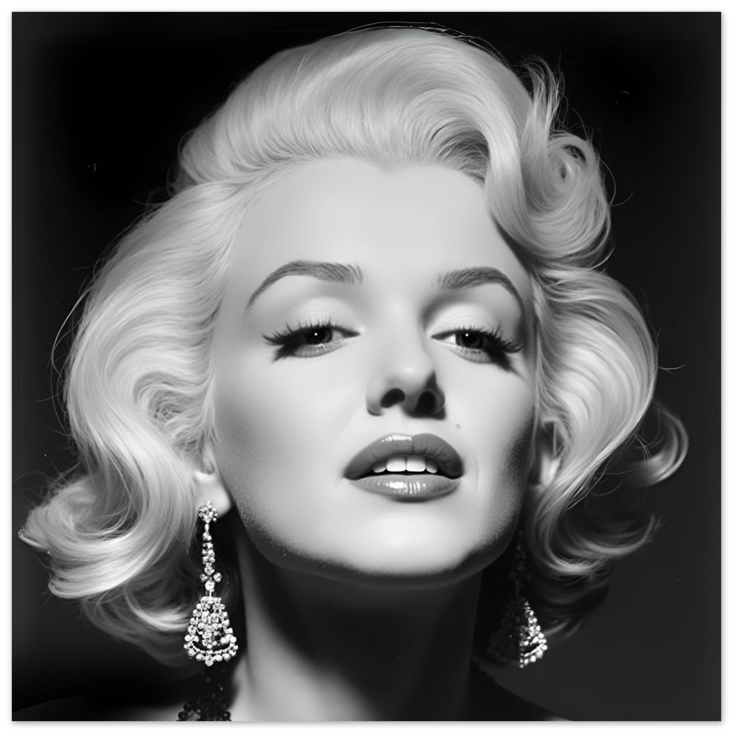 Marilynn Monroe Art Print No Frame 40x40 cm 16x16″ Classic Matte Paper Poster