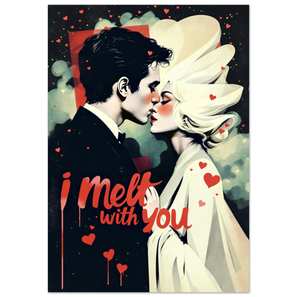 I Melt With You Avant-garde Retro Art Print 28x40″ Classic Matte Poster
