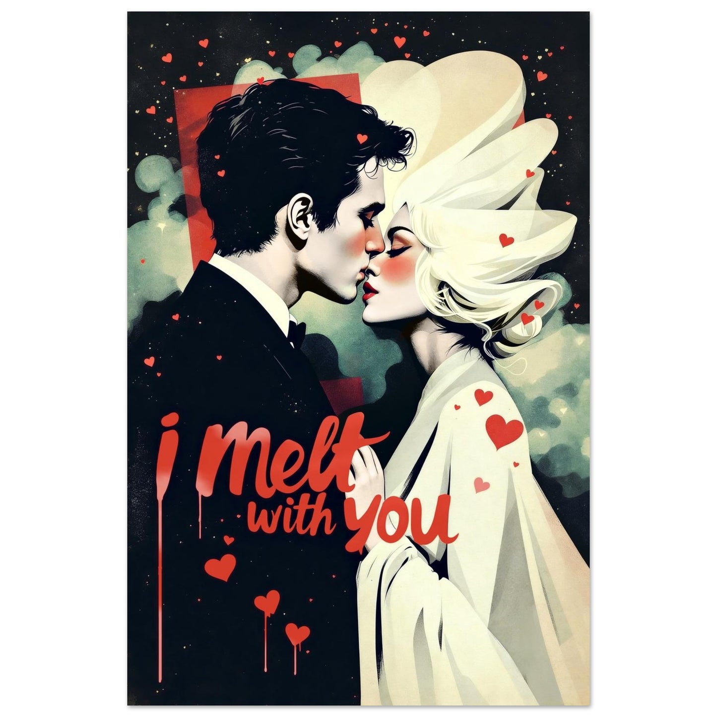 I Melt With You Avant-garde Retro Art Print