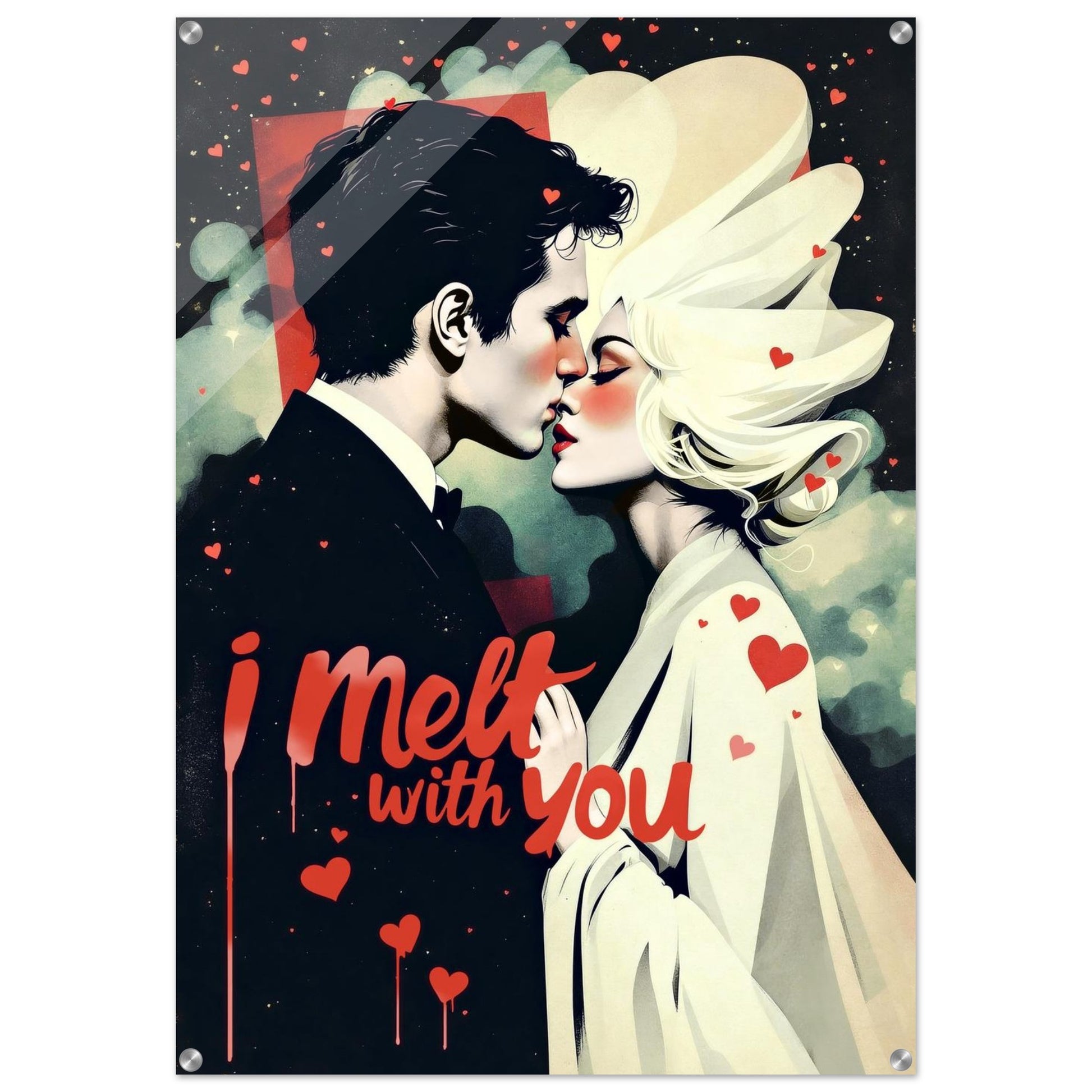 I Melt With You Avant-garde Retro Art Print