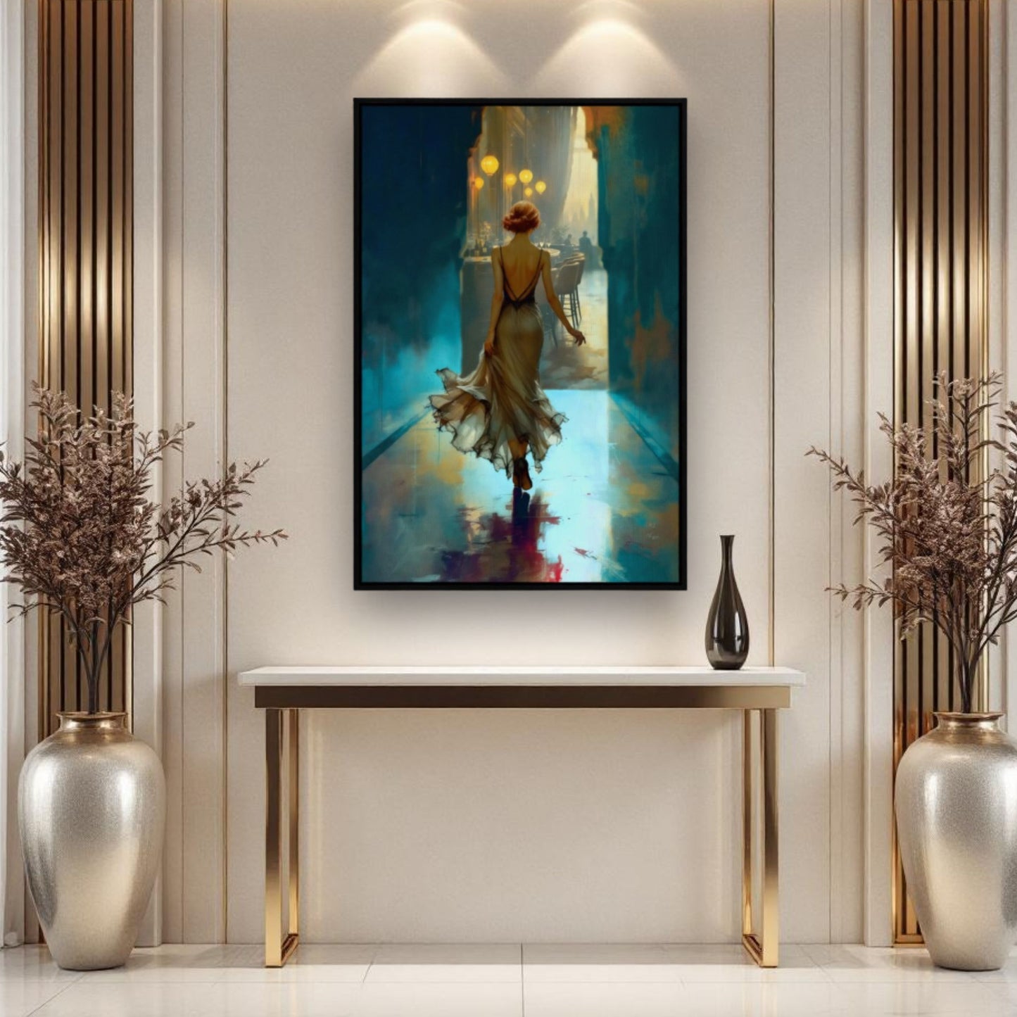 1920's Speakeasy Flapper Lounge Art Print