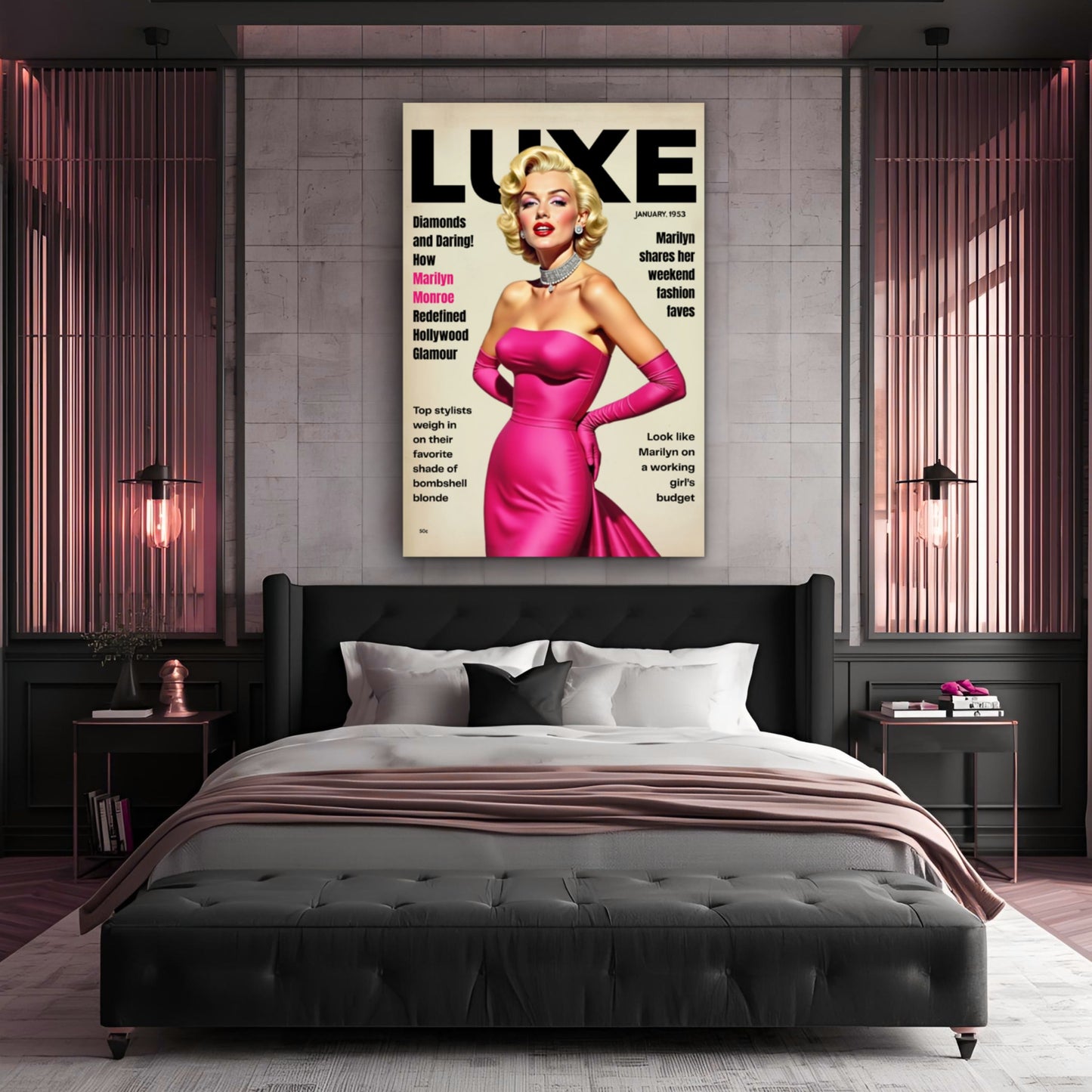 Marilyn Monroe Old Hollywood Art Print
