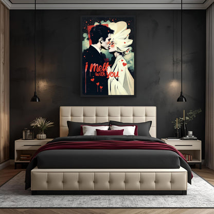 I Melt With You Avant-garde Retro Art Print