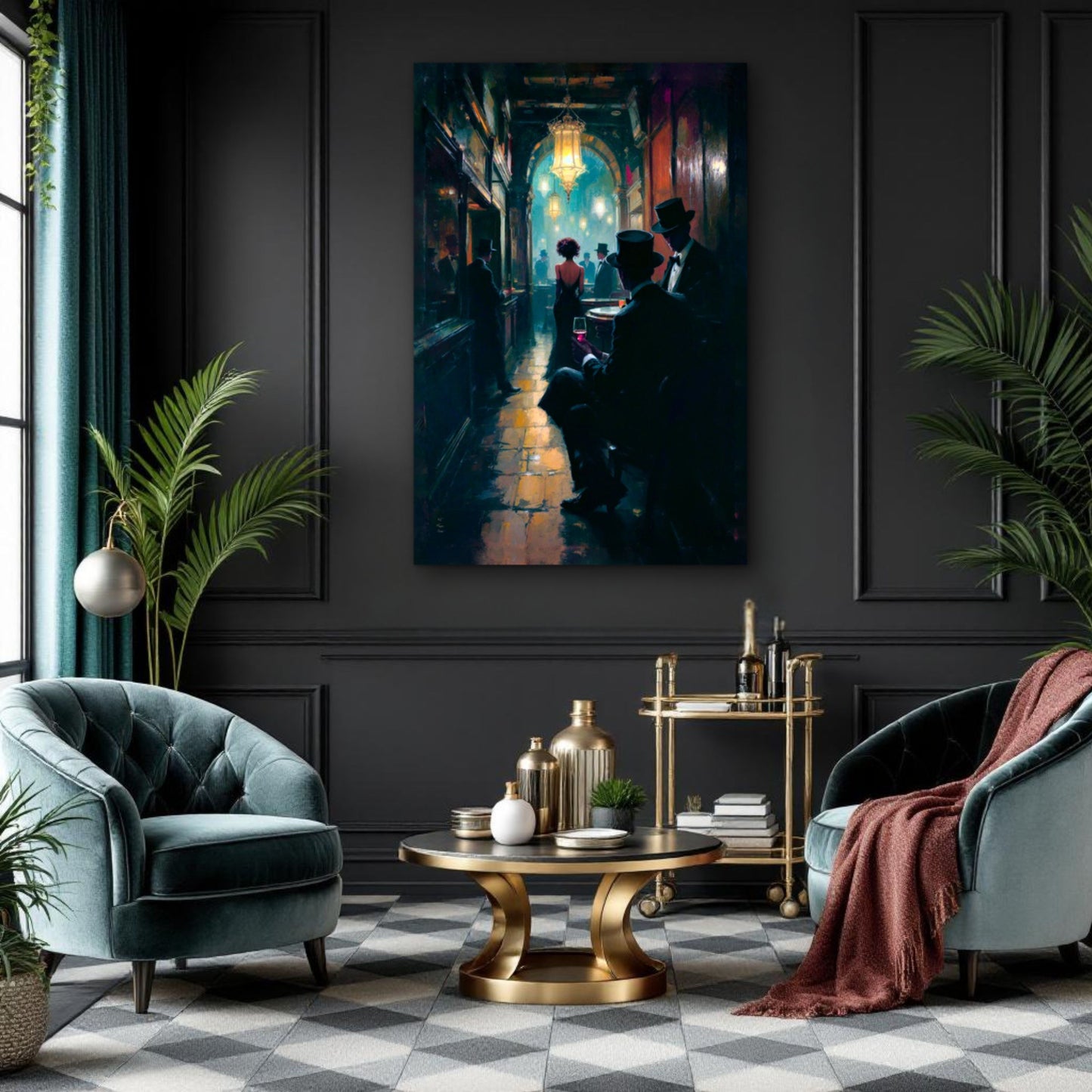 Prohibition Speakeasy Art Deco Print