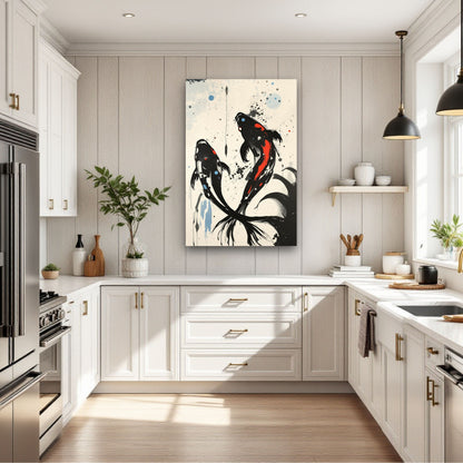 Modern Koi Fish Ocean Art Print