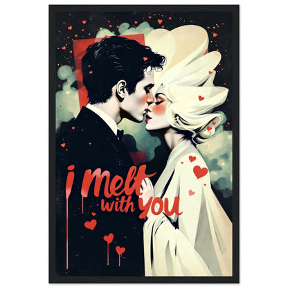 I Melt With You Avant-garde Retro Art Print 16x24″ Museum-Quality Matte Poster