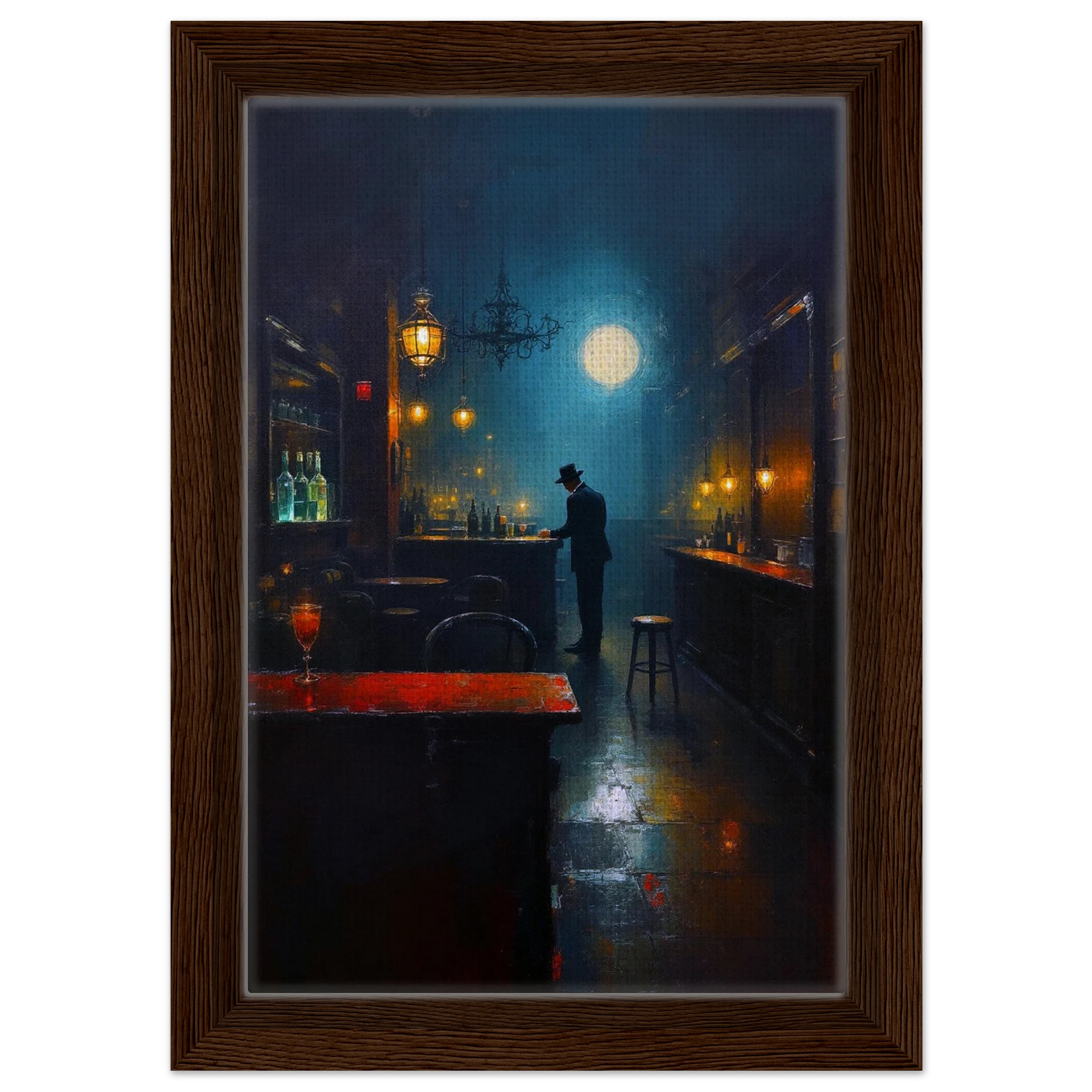 Speakeasy Bootleg Prohibition Bar Art Print