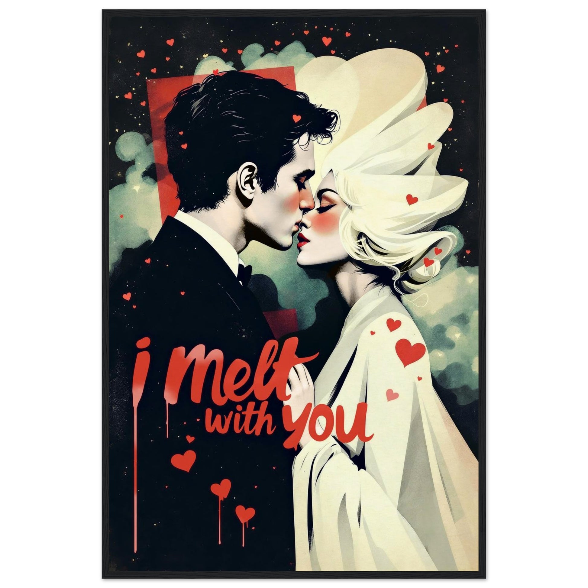 I Melt With You Avant-garde Retro Art Print