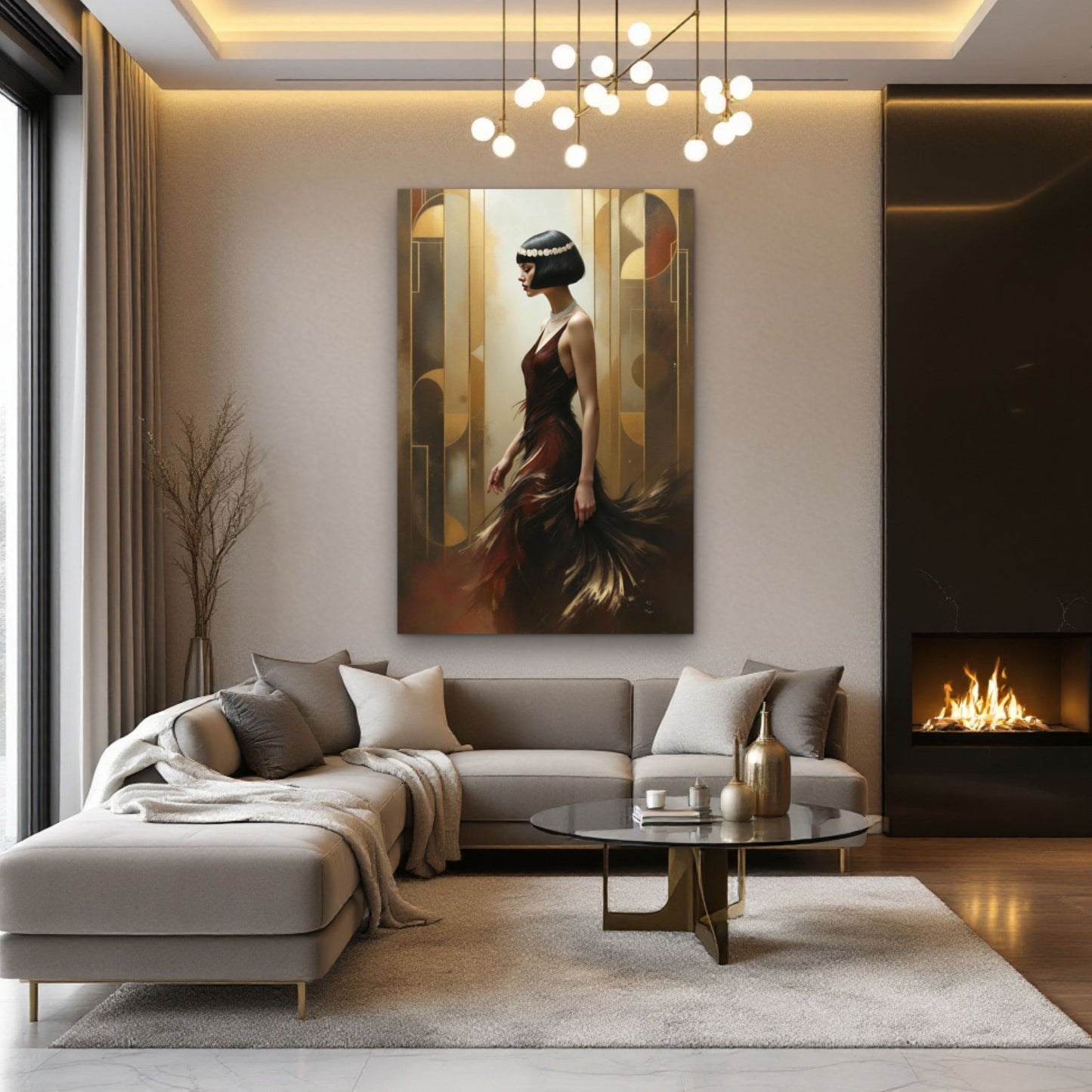 Great Gatsby Art Deco Flapper Speakeasy Print