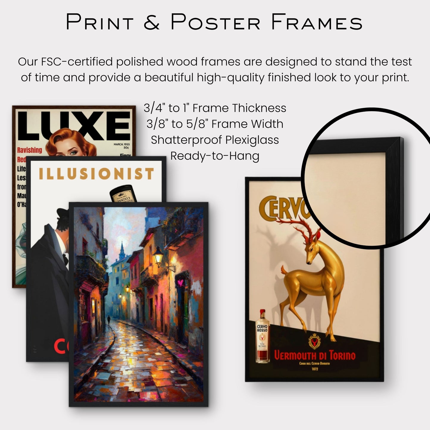 Old Europe Romantic Street Art Print