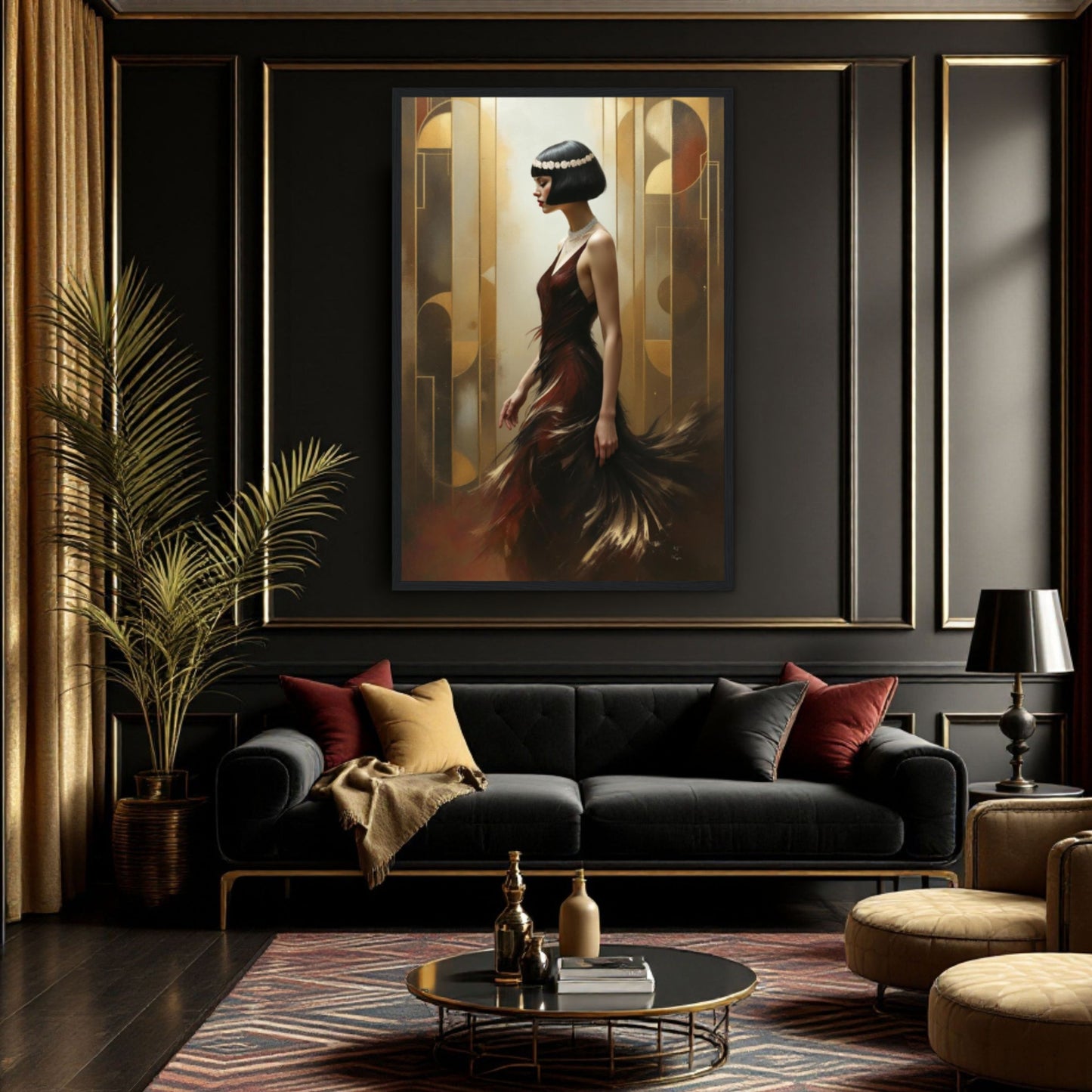 Great Gatsby Art Deco Flapper Speakeasy Print