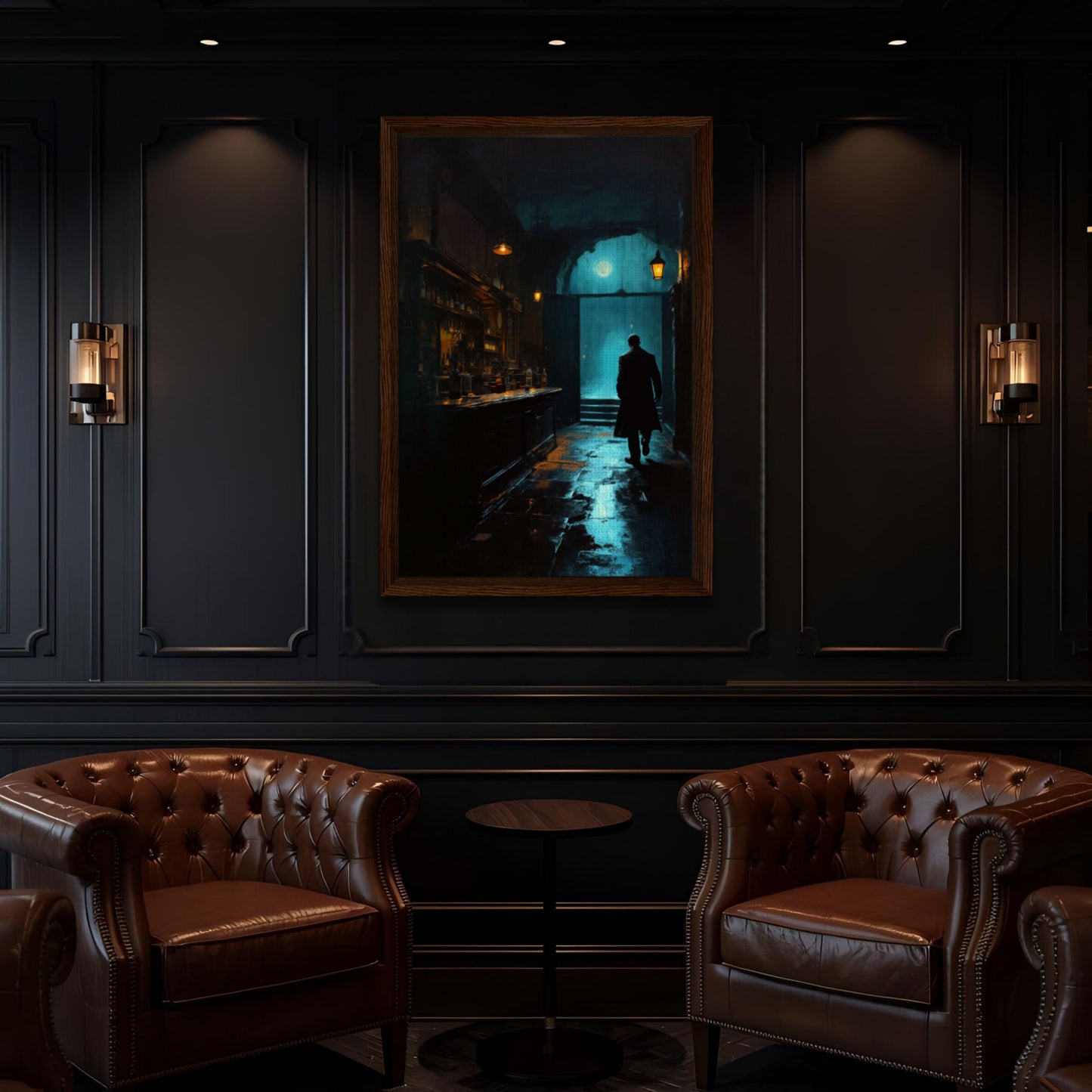 Speakeasy Prohibition Bootleg Bar Art Poster Print 30x45 cm 12x18″ Premium Matte Paper Poster No Frame