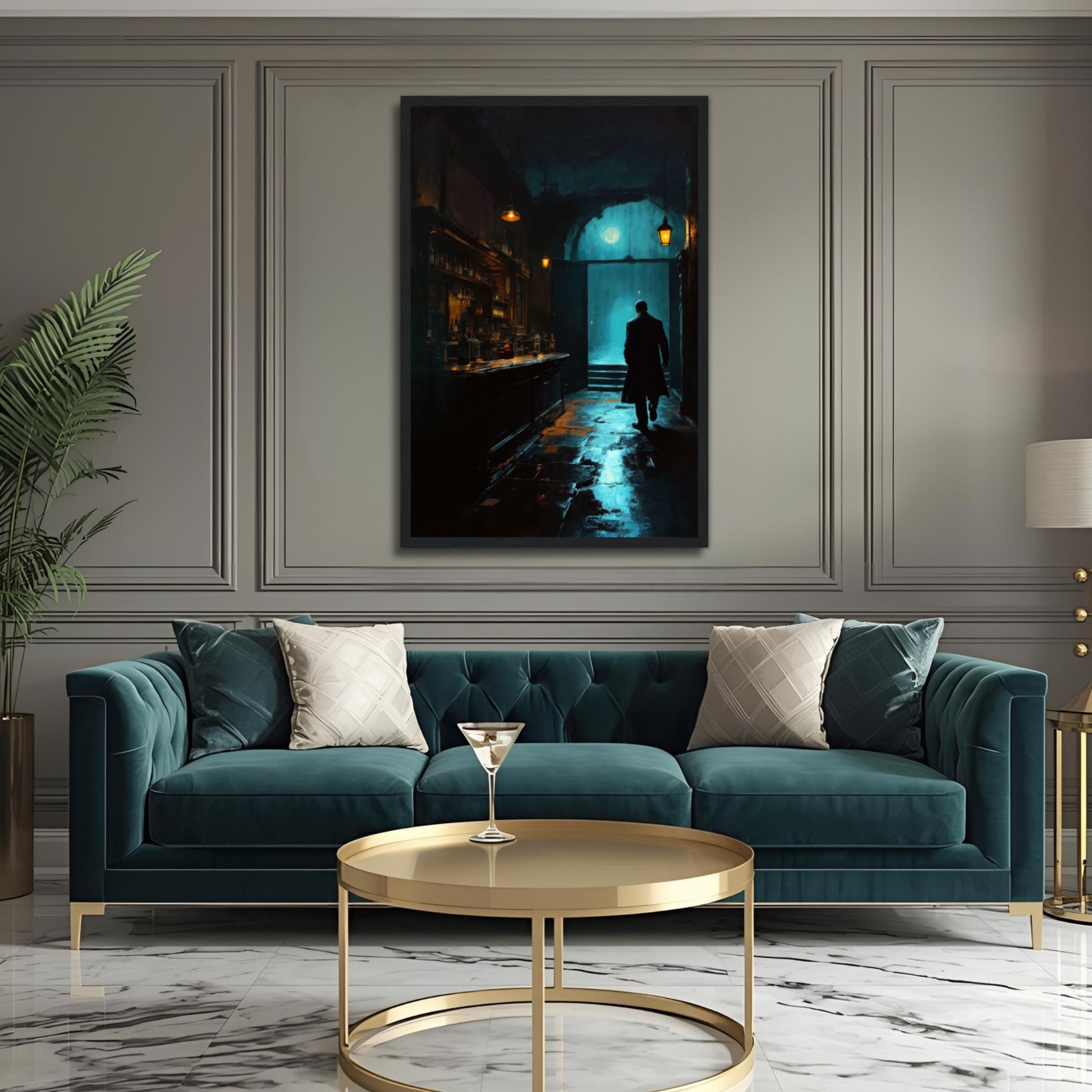 Speakeasy Prohibition Bootleg Bar Art Poster Print 30x45 cm 12x18″ Premium Matte Paper Poster No Frame