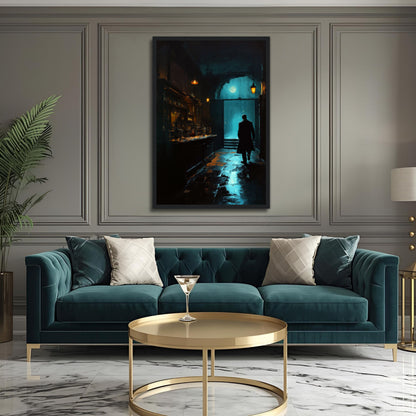 Speakeasy Prohibition Bootleg Bar Art Poster Print