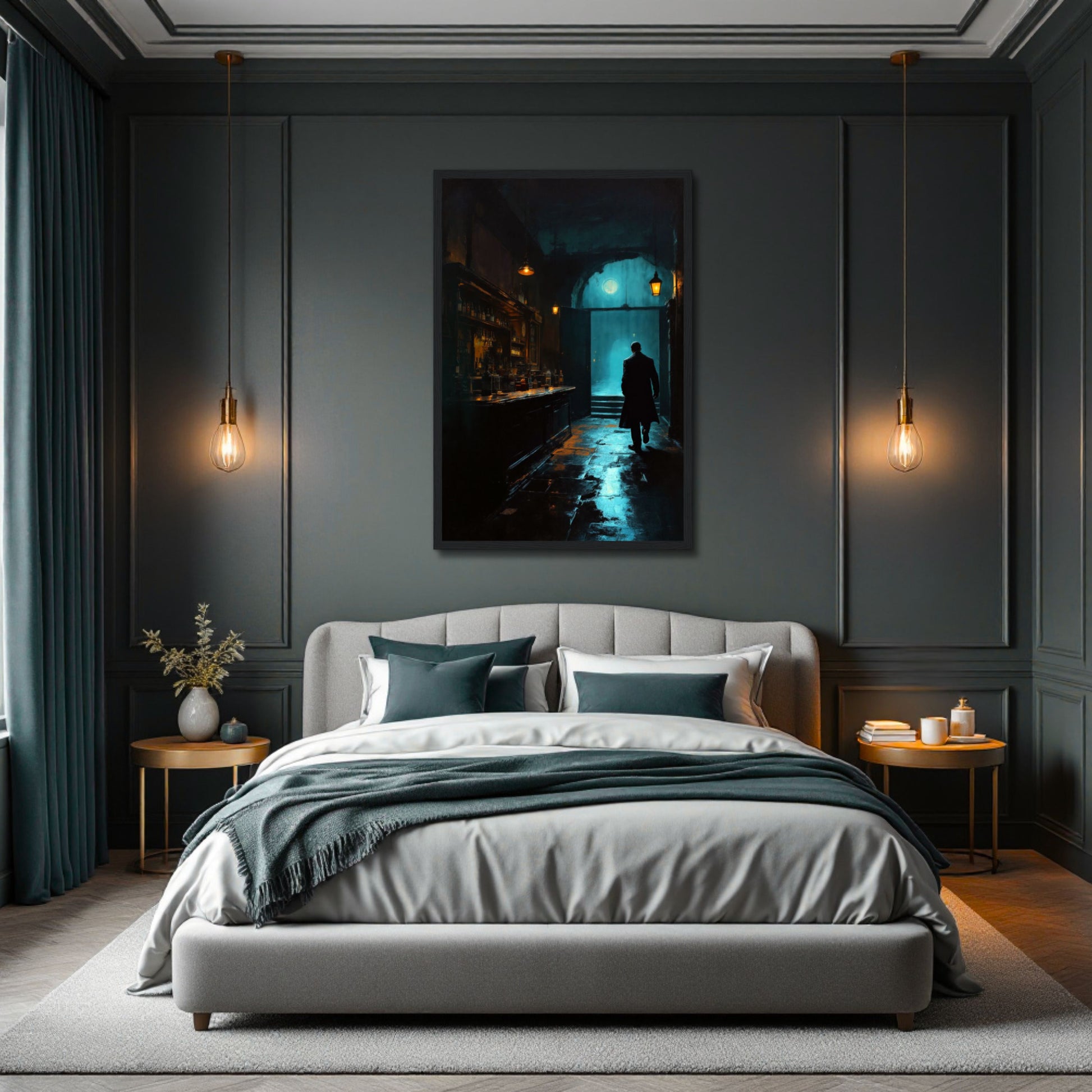 Speakeasy Prohibition Bootleg Bar Art Poster Print 30x45 cm 12x18″ Premium Matte Paper Poster No Frame