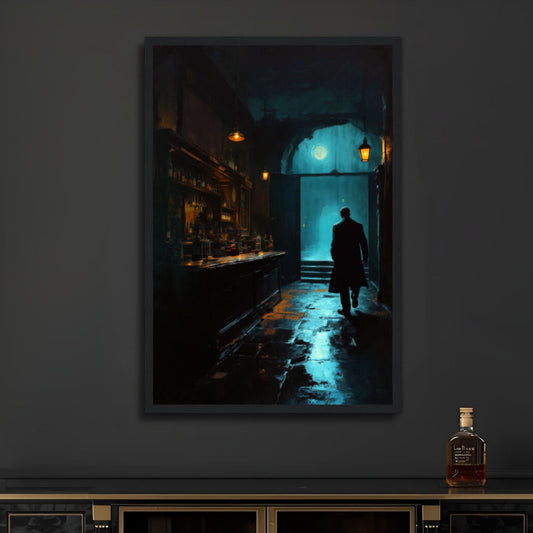 Speakeasy Prohibition Bootleg Bar Art Poster Print