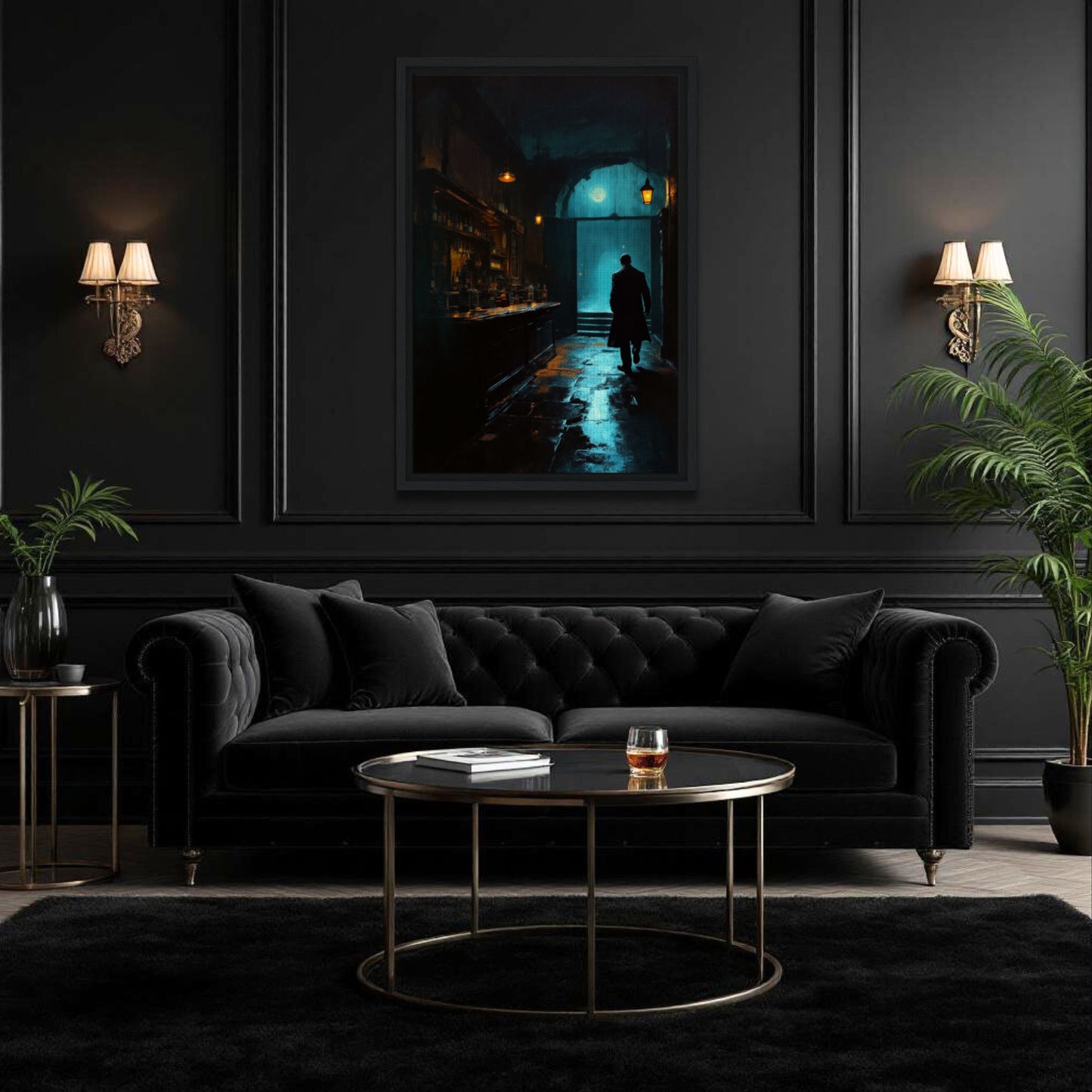 Speakeasy Prohibition Bootleg Bar Art Poster Print 30x45 cm 12x18″ Premium Matte Paper Poster No Frame