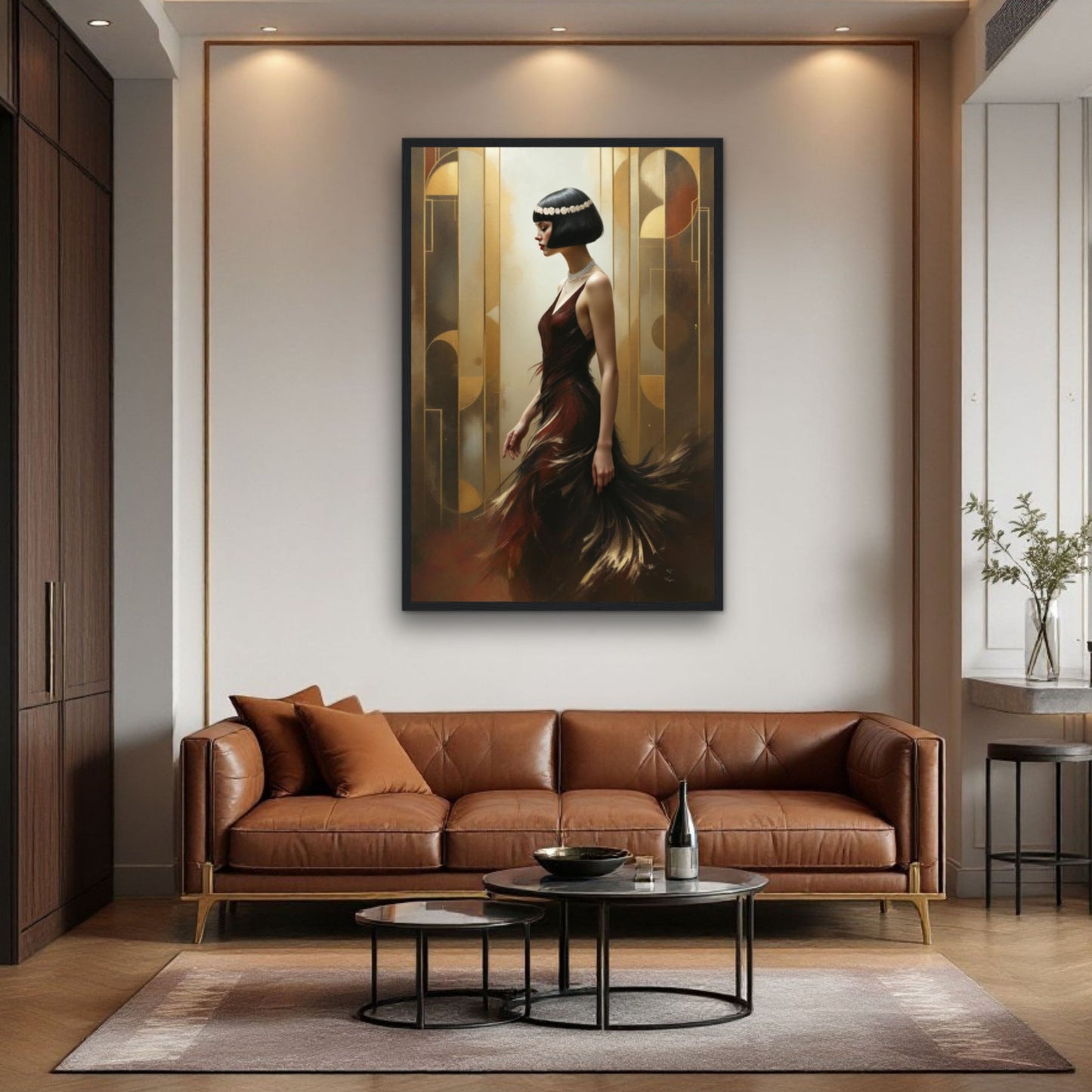 Great Gatsby Art Deco Flapper Speakeasy Print