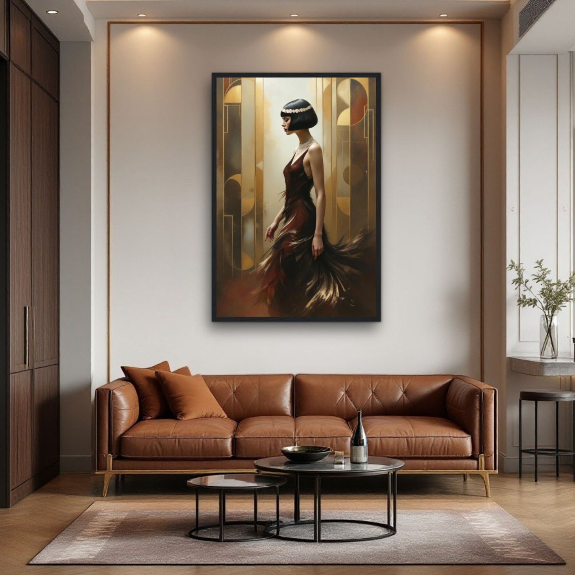 Great Gatsby Art Deco Flapper Speakeasy Print