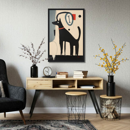 Funny Modern Dog Lover's Art Print