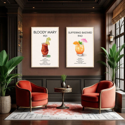 Bloody Mary Cocktail Bar Art Print