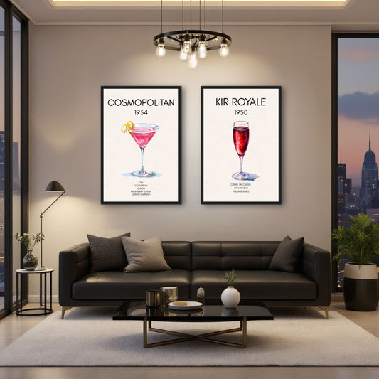 Cosmopolitan Cocktail Bar Art Print