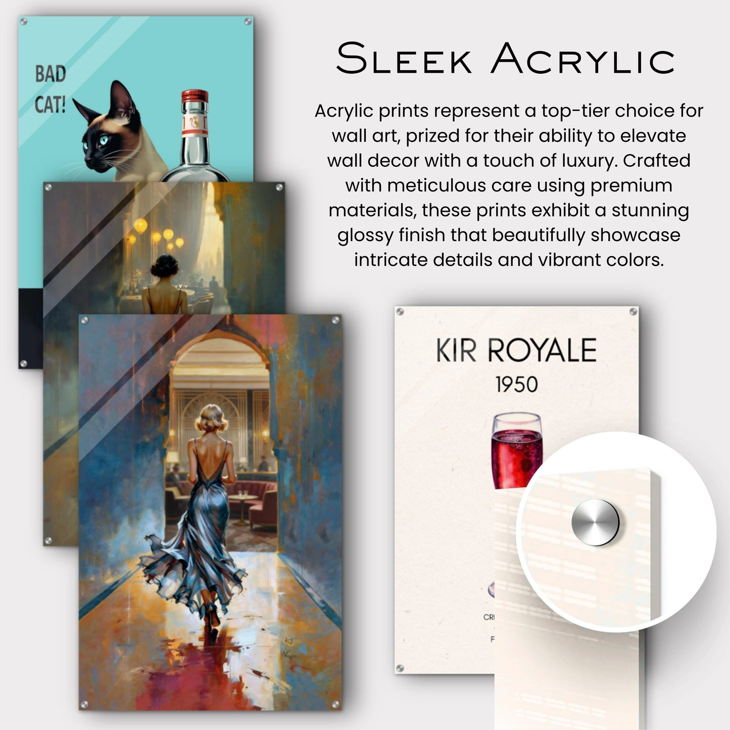 1920s Speakeasy Gatsby Flapper Art Deco Print