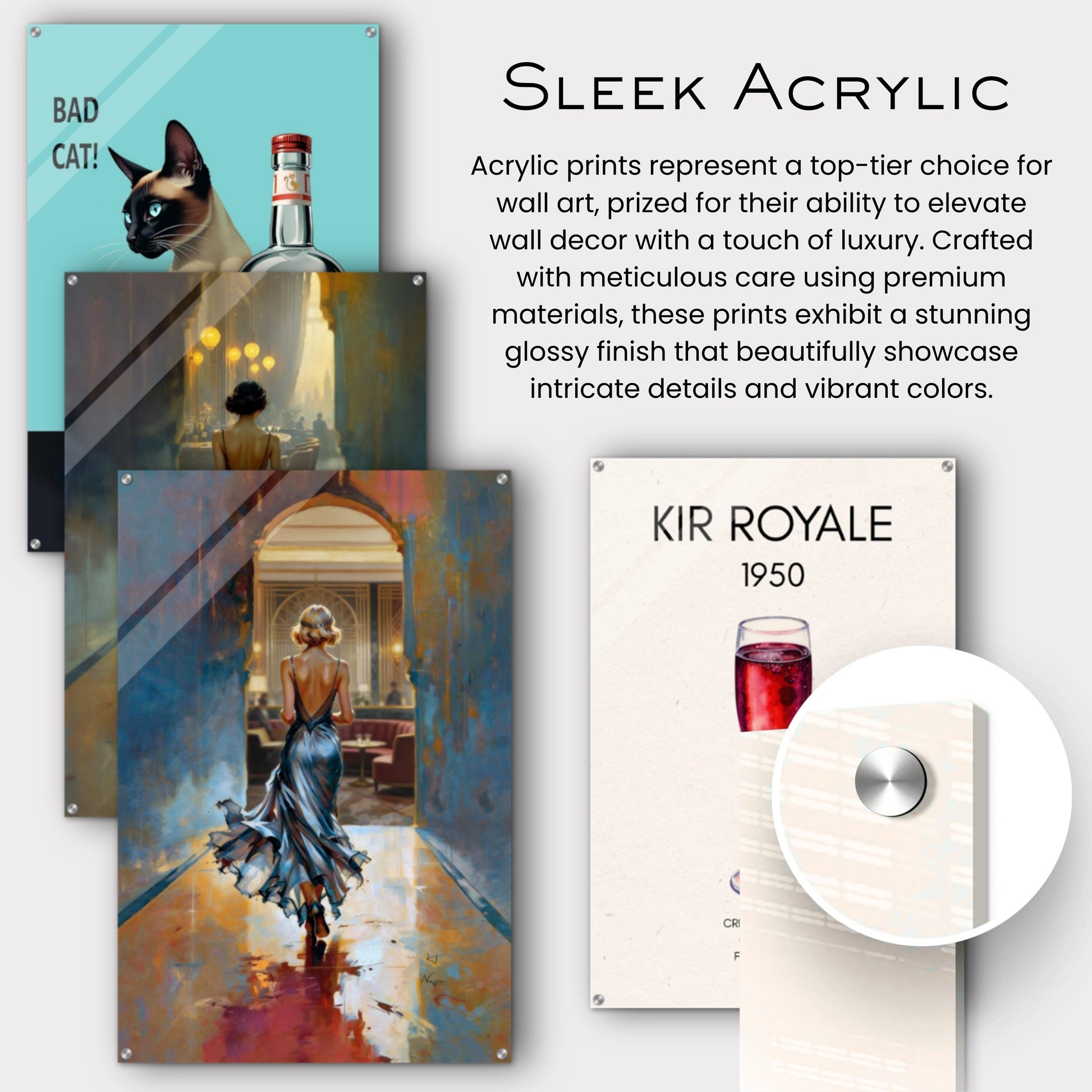 1920s Speakeasy Gatsby Flapper Art Deco Print