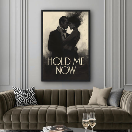 Hold Me Now - Vintage Romantic Art Print