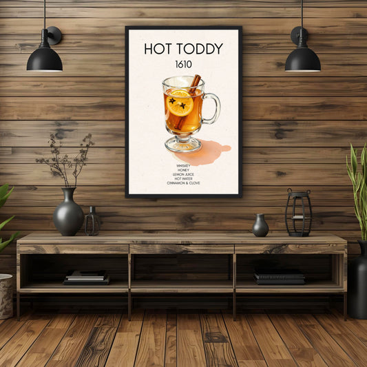 Hot Toddy Cocktail Bar Art Print