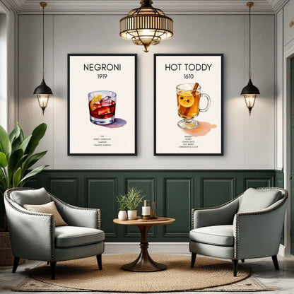 Hot Toddy Cocktail Bar Art Print