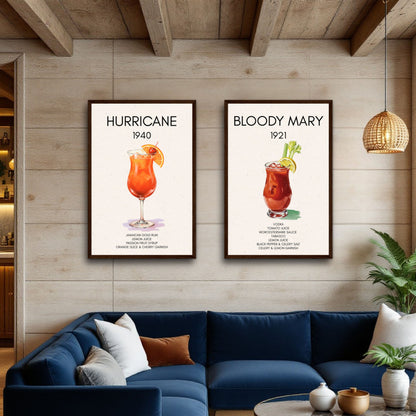 Hurricane Cocktail Bar Art Print